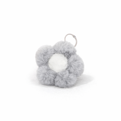 LLAVERO CHARM FLOR DE PELUCHE