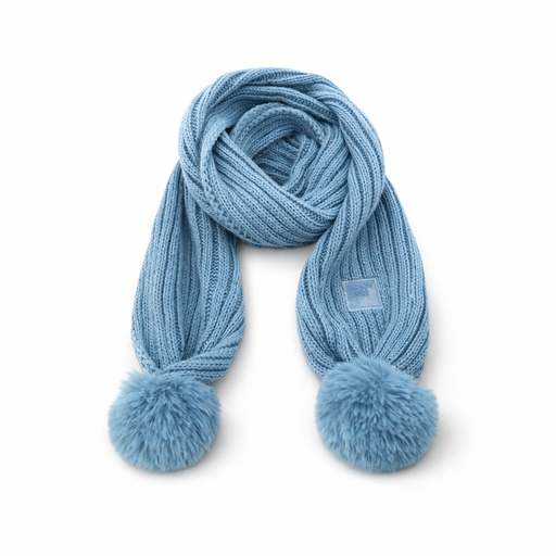 BUFANDA POMPON APLIQUE TRENDY