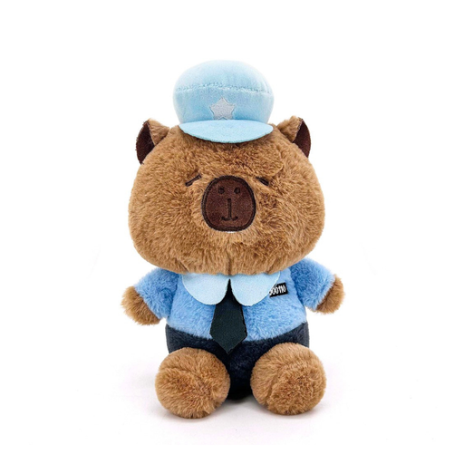 PELUCHE CAPIBARA DISFRAZ POLICIA