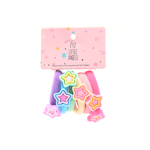 [50728] COLERO COLOR LISO CON APLIQUE ESTRELLA X6