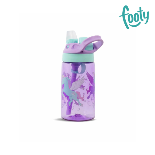 BOTELLA CON BOTON UNICORNIO FOOTY