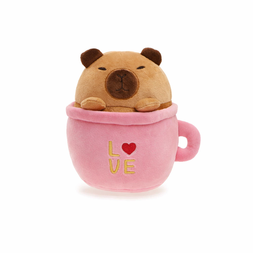 [51479] PELUCHE ANIMAL EN TAZA TE AMO