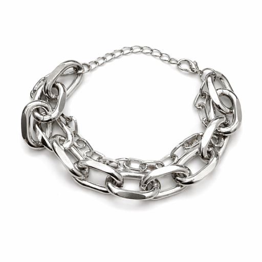 PULSERA CADENA DOBLE ANCHA