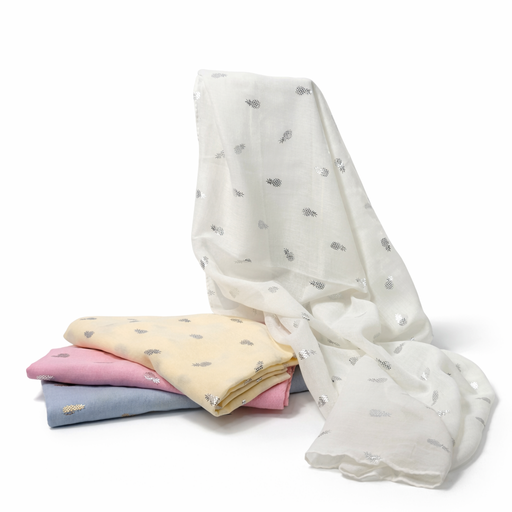 [23444] CHALINA PASTEL ESTAMPA PIÑAS