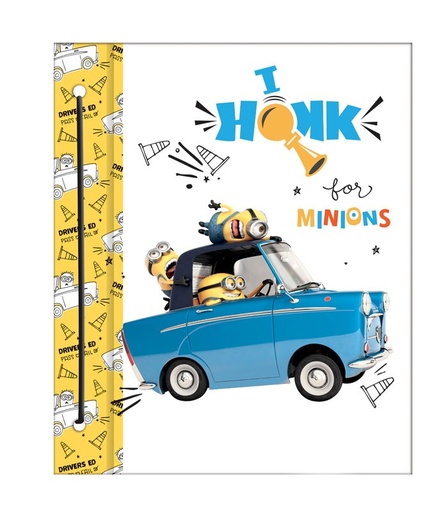 [34545] CARPETA MONITOR CARTONE MINIONS