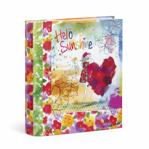 [0843] CARPETA 3 ANILLOS HELLO SUNSHINE