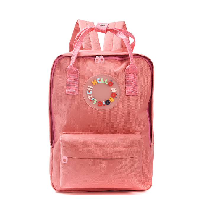 [39743] MOCHILA 12" C/DETALLES EN PVC EN MANIJA 22X30X10CM