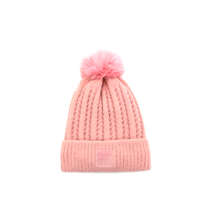 [40747] GORRO DE LANA CON POM POM 