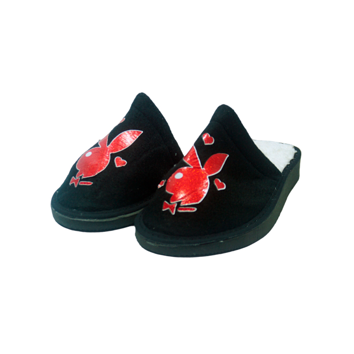 [40931] PANTUFLA DAMA POLAR ESTAMPADA 37-38