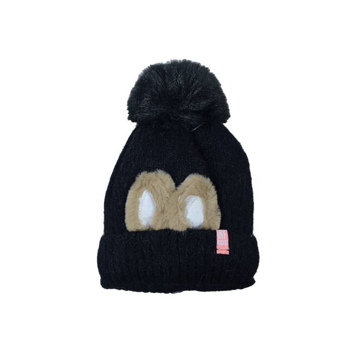 [41230] GORRO OREJITAS CON POMPON