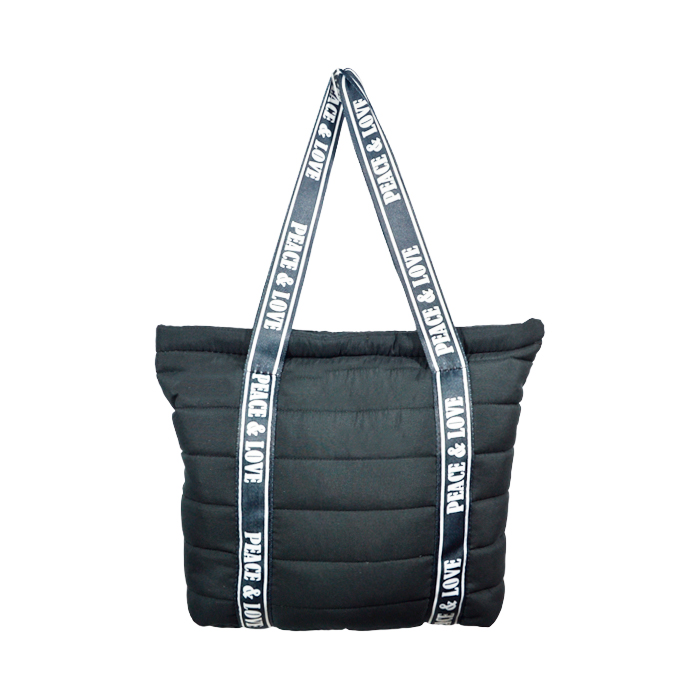 [41540] BOLSO PUFFER C/ CORREA ESTAMPADA
