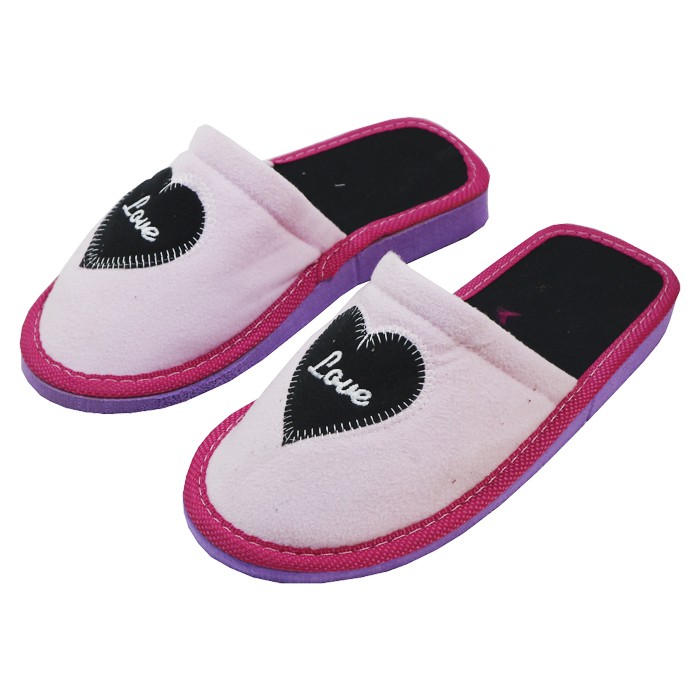 [32195] PANTUFLAS CORAZON POLAR DAMA 37-38