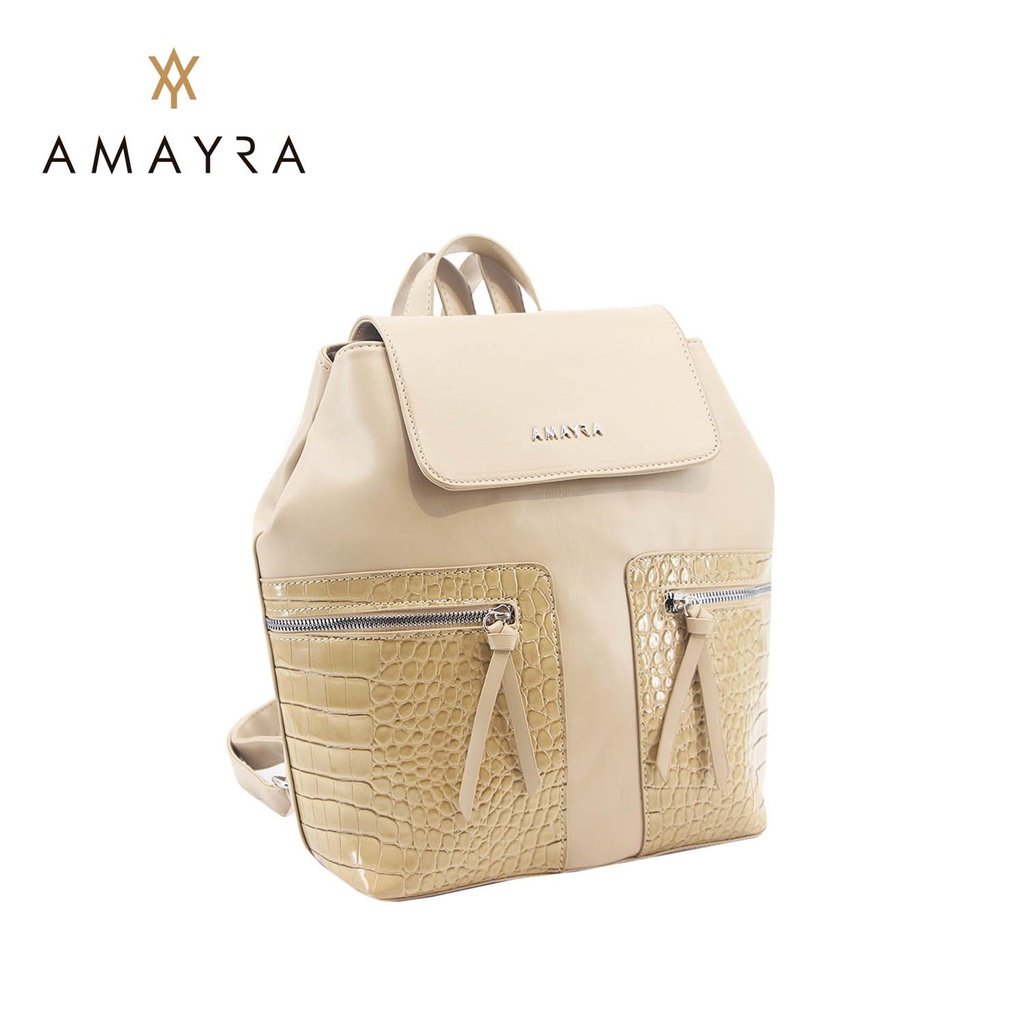 [41862] MOCHILA DOBLE BOLSILLO DELANTERO AMAYRA