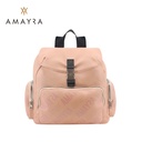 [41863] MOCHILA AMAYRA TEXTURADA MULTIBOLSILLO