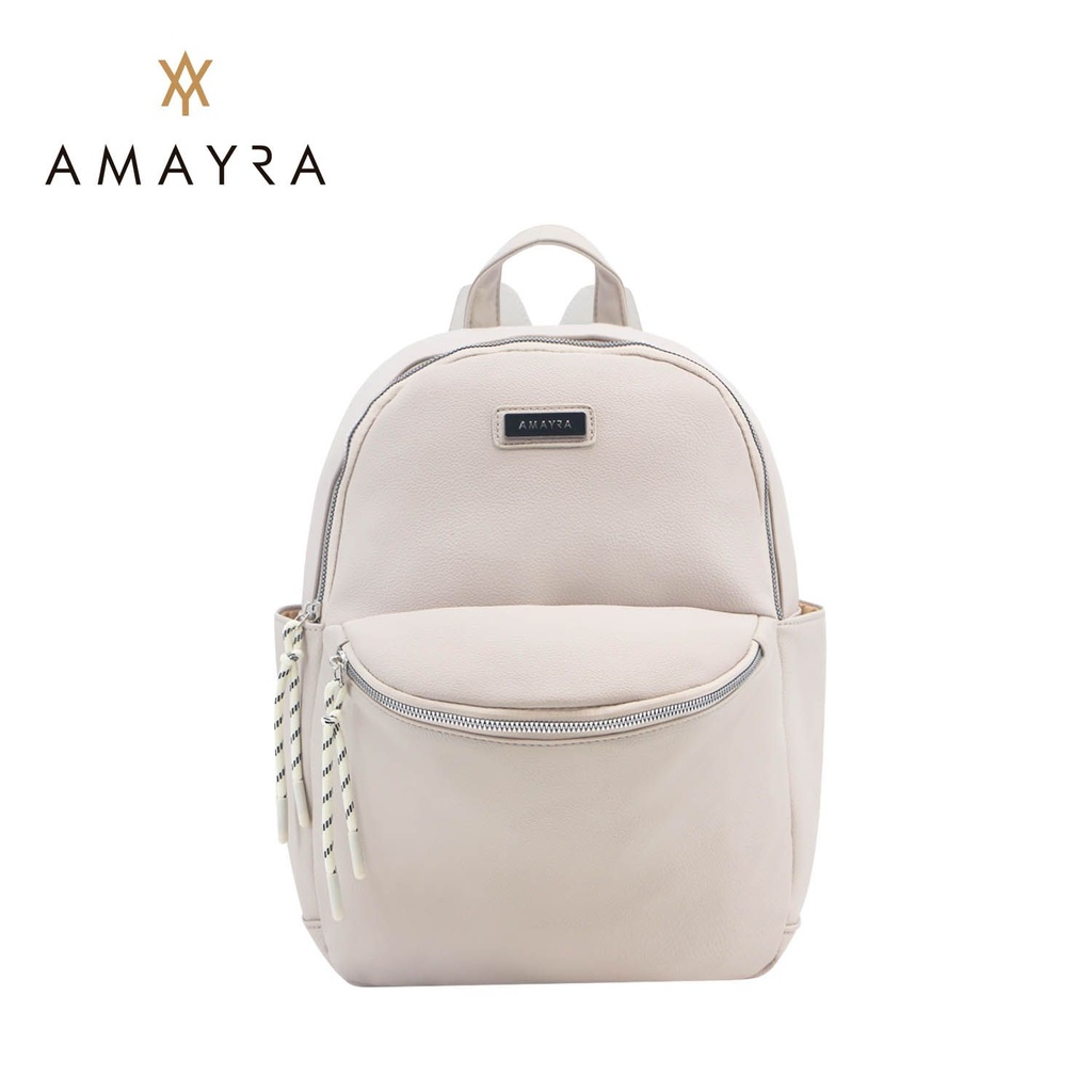 [41874] MOCHILA AMAYRA BOLSILLO CURVO FRONTAL