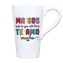 [33821] TAZA CONICA GRANDE CON PACKAGING PARA MAMA