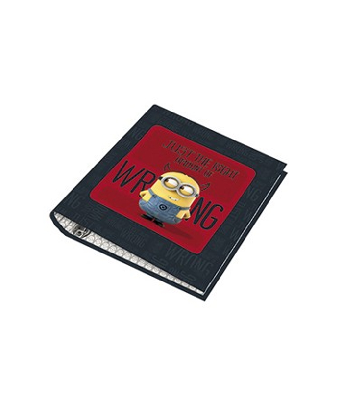 [L13407] CARPETA 3 ANILLOS CARTONE MINIONS