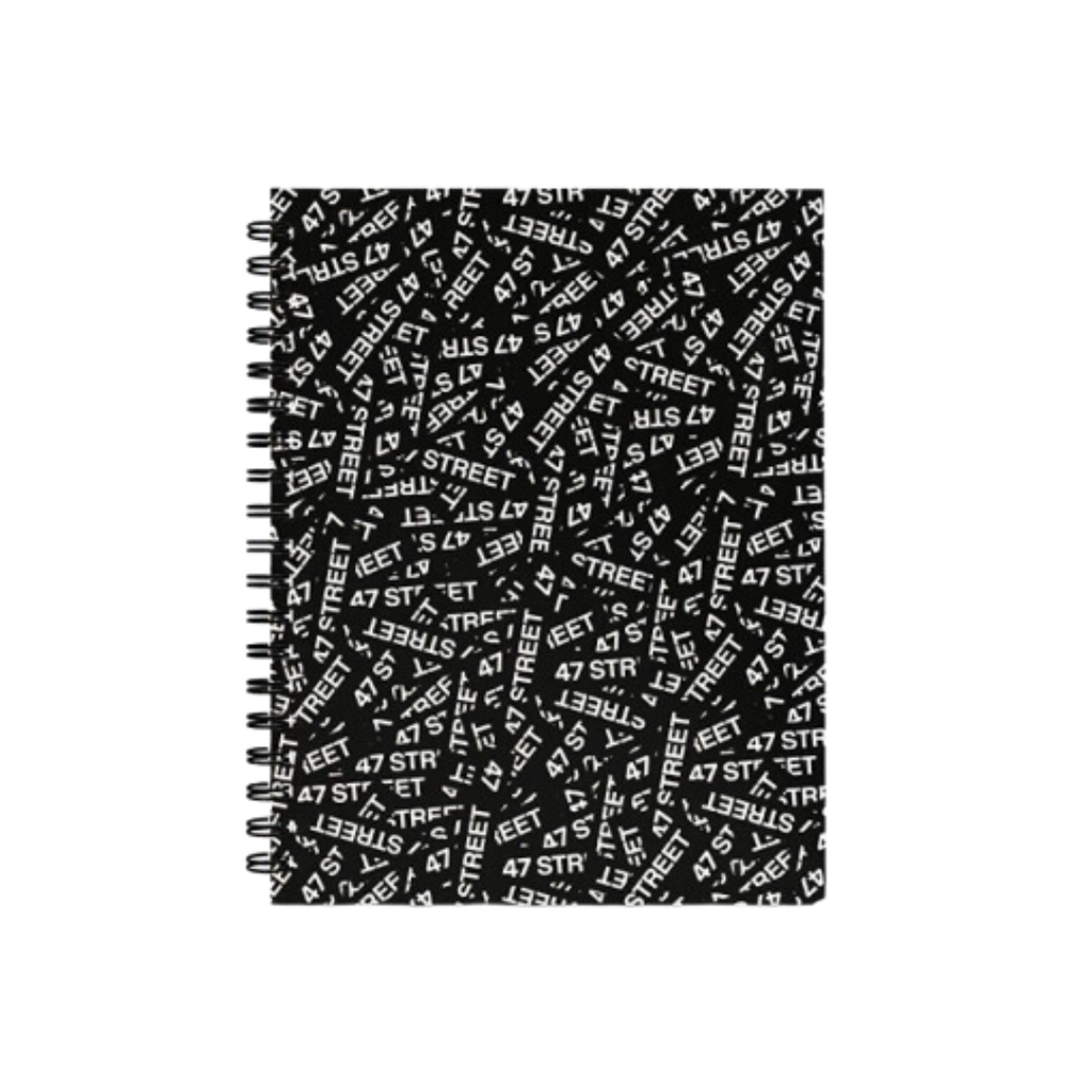 [35518] CUADERNO 16x21 TAPA DURA 80 HOJAS 47 STREET