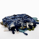 [35810] PAÑUELO ESTAMPADO CON BORLA