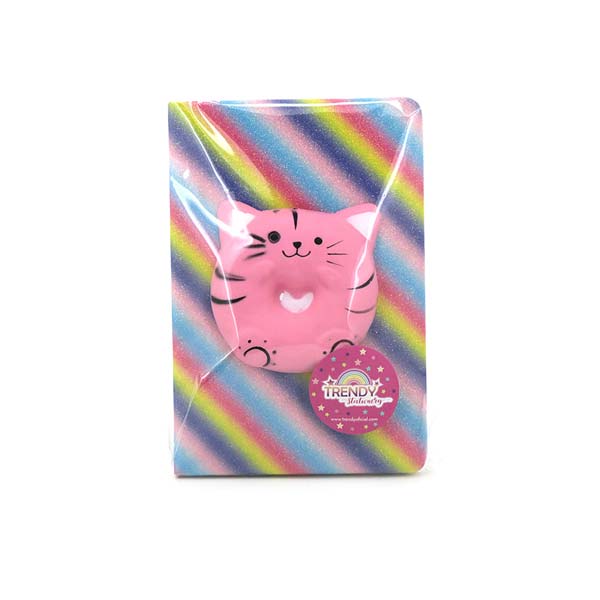 [37671] CUADERNO  CON GLITTER Y SQUISHY