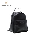 [37822] MOCHILA CUERO PU AMAYRA 29X24X12CM