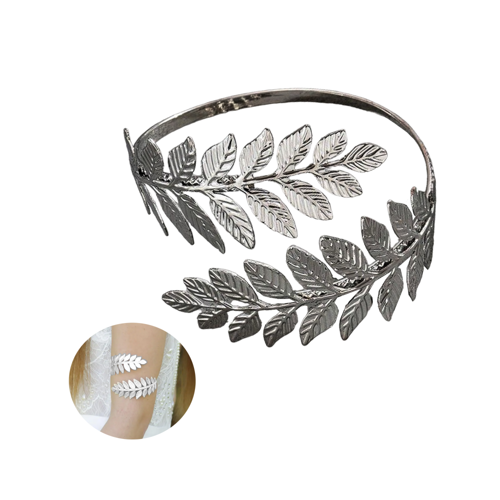 BRAZALETE ROMANO HOJAS CON TERMINACION EN PUNTAS