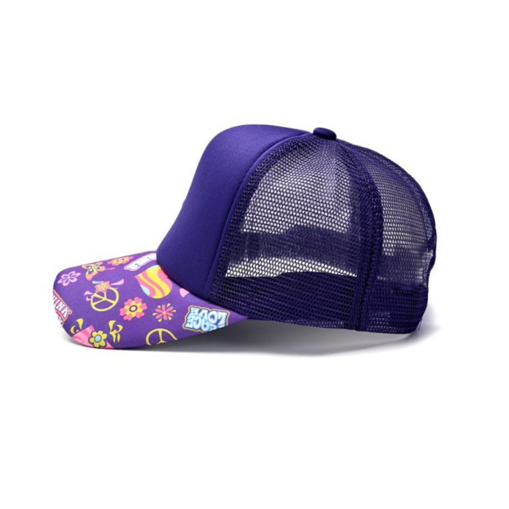 GORRO CAP INFANTIL ESTAMPADO PARCHE DE GOMA Y VISERA SUBLIMADA