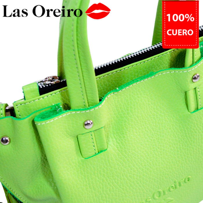 CARTERA MINI BAG LAS OREIRO 100% CUERO.