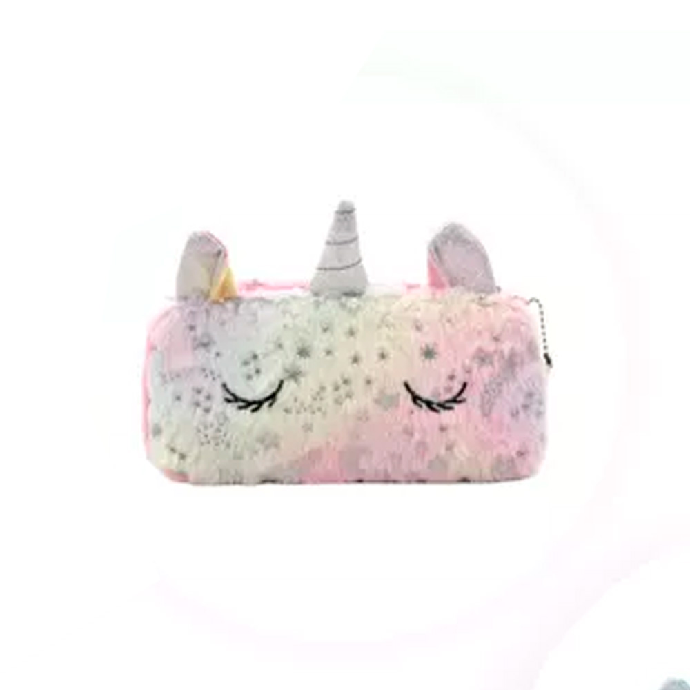 CARTUCHERA UNICORNIO DE PELUCHE