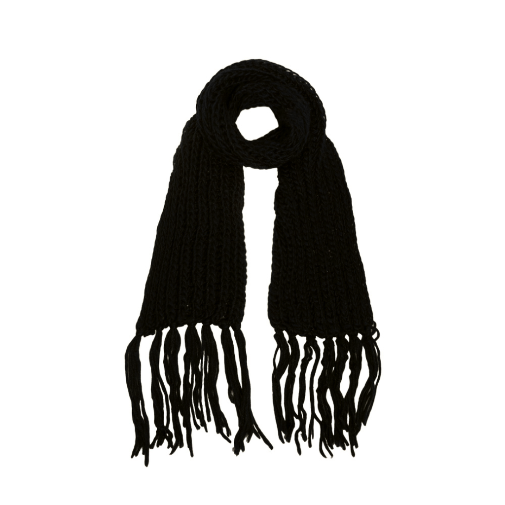 BUFANDA DE LANA TEJIDA 190X25CM