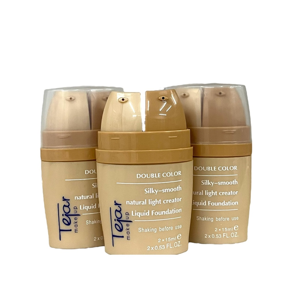 BASE DE MAQUILLAJE FLUIDO 2 EN 1