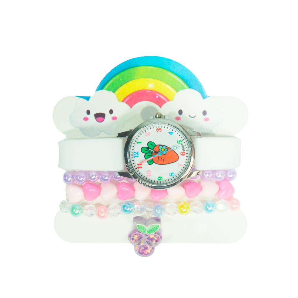 SET RELOJ + PULSERAS INFANTIL