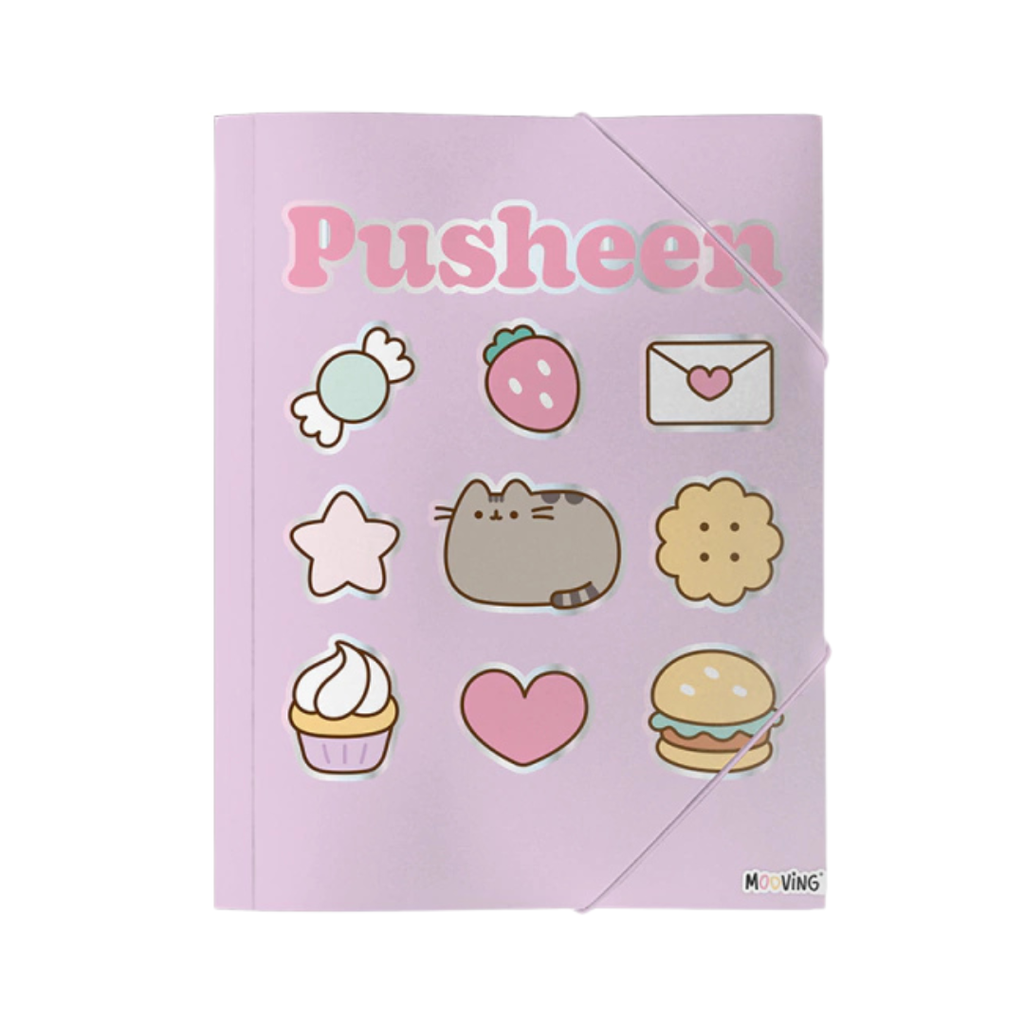 CARPETA OFICIO 3 SOLAPAS PUSHEEN