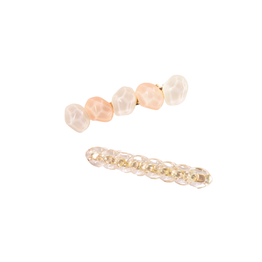 HEBILLAS CON PIEDRAS X2 PIEZAS