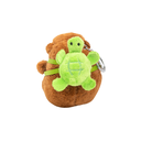 LLAVERO CAPIBARA CON MOCHILITA TORTUGA