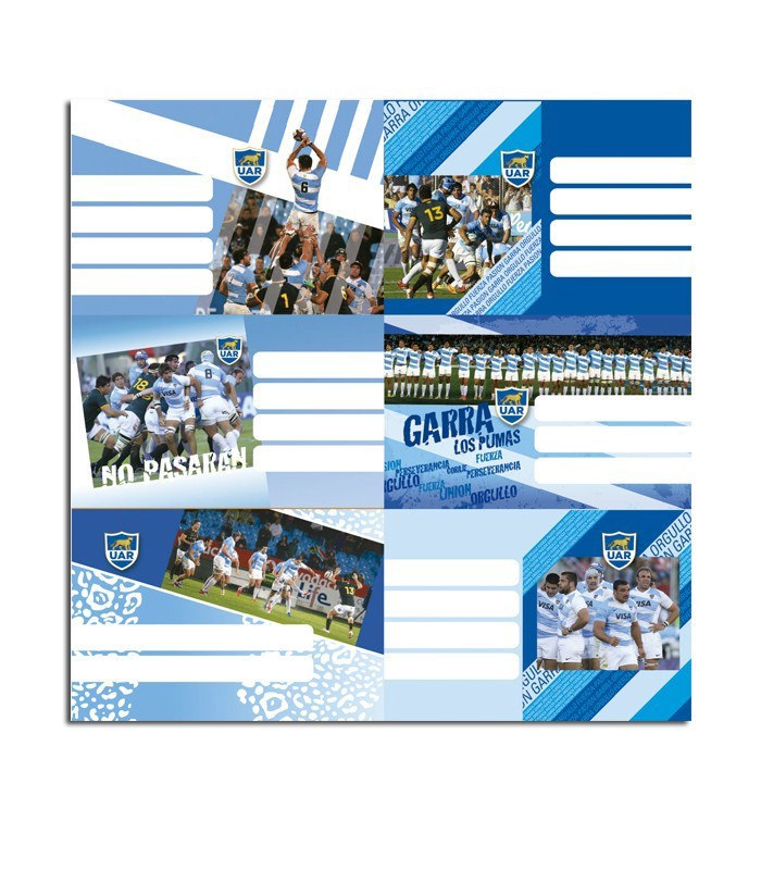 [L4449] ETIQUETAS POR 12 UNIDADES LOS PUMAS 