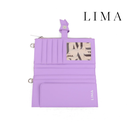 BILLETERA GRANDE COLOR LISO LIMA