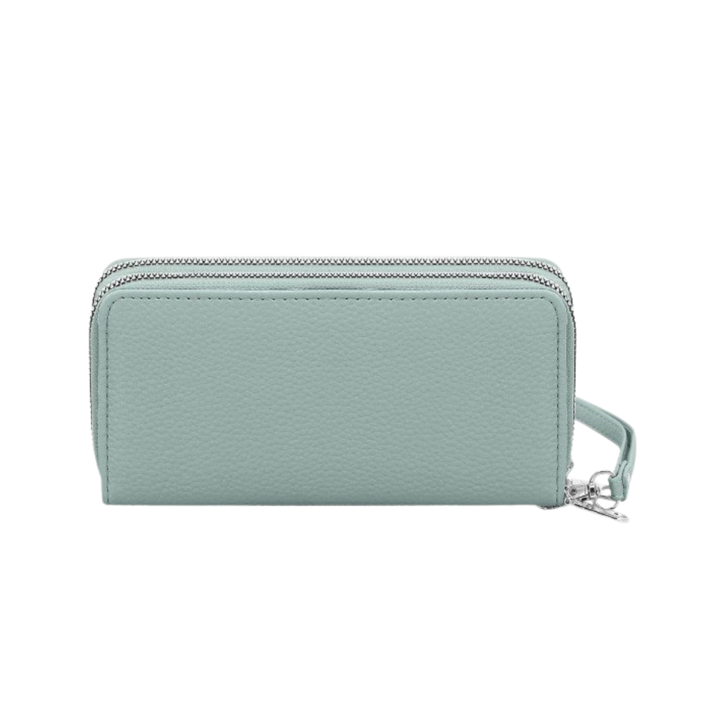 BILLETERA FICHERO CON APLIQUE TRENDY