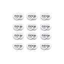 AROS ACERO CORAZON BLISTER X 12 PARES