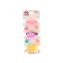 SET 3 COLITAS DE PELO MAS 4 MINI BROCHES LITTLE ANGEL