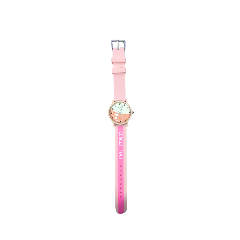 RELOJ CON MALLA DE SILICONA ESTAMPADO