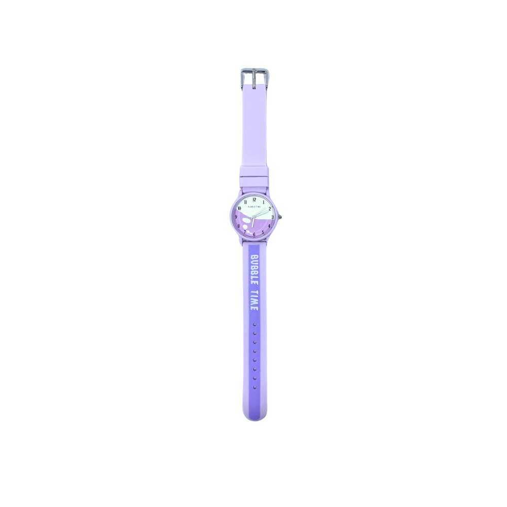 RELOJ CON MALLA DE SILICONA ESTAMPADO
