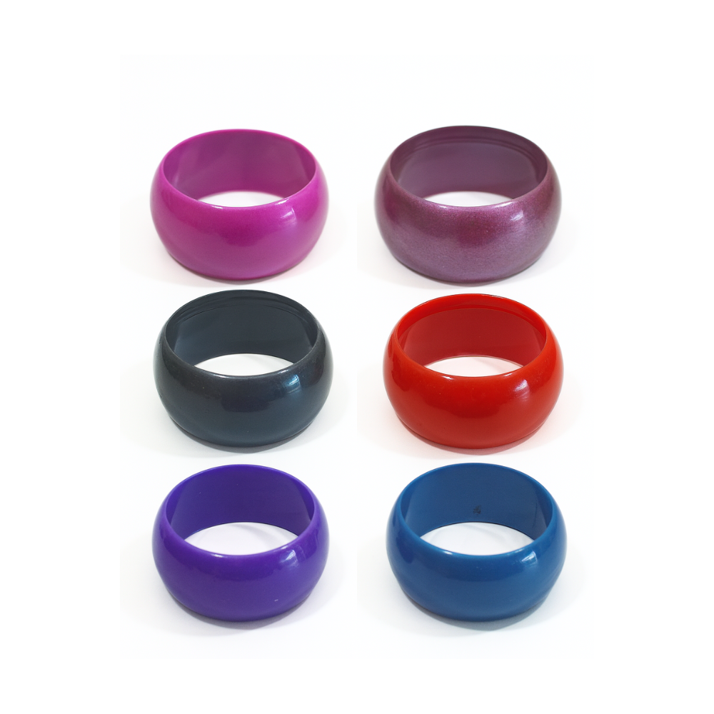 PULSERA PLASTICA ANCHA