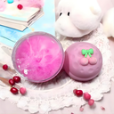 SLIME OSITO DULCE MARMOLADO CON BRILLOS