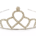 TIARA CORONA FINA CON STRASS