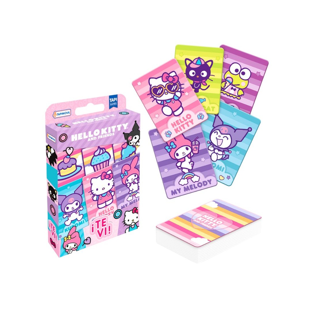 JUEGO DE CARTAS TE VI PERSONAJES