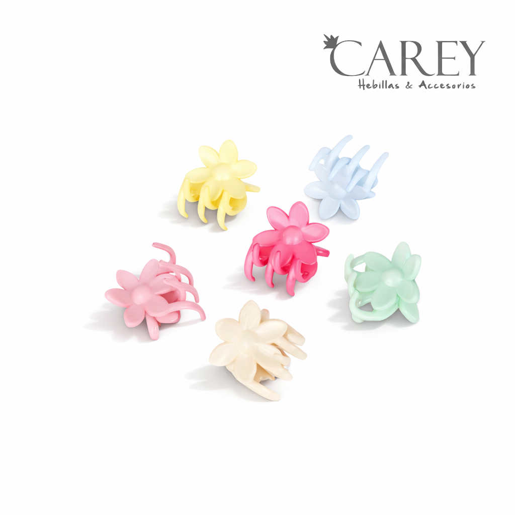 PINZA BROCHE FLOR GRANDE CAREY