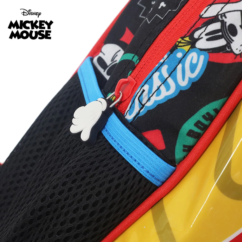 MOCHILA CON CARRO DISNEY MICKEY 16"