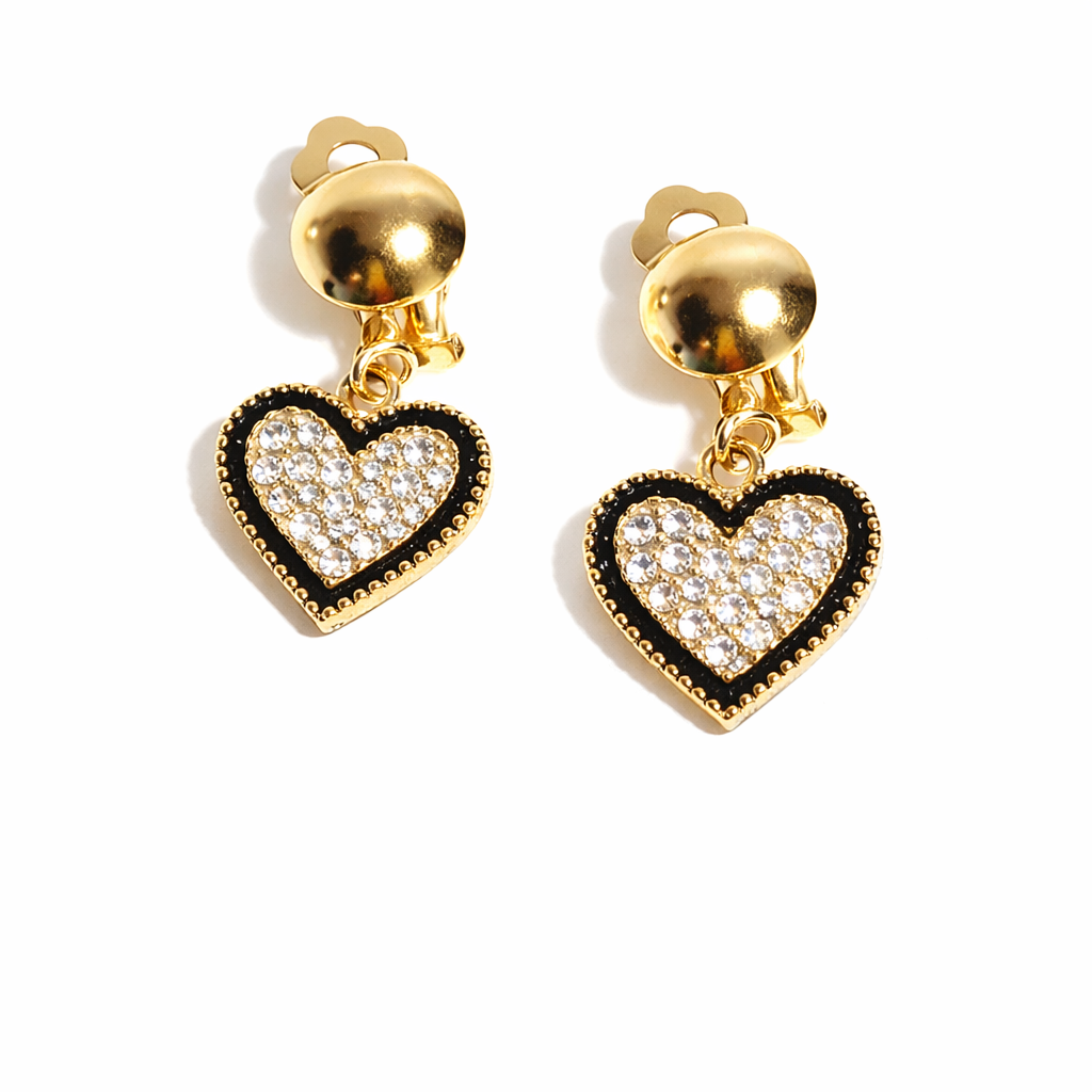 AROS CLIP SHINE CORAZON STRASS