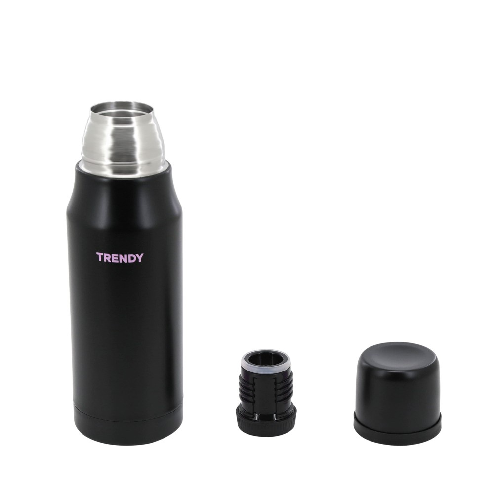 TERMO COLOR LISO CON VASO TRENDY